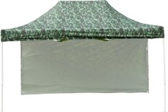 Šator FESTIVAL 45, 3x4,5 m, kamuflažni, profesionalni, UV-otporan pokrivač, bez zida