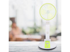 Skladací ventilátor bezdrôtová stolová lampa stojaci stolový ventilátor