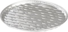 MagicHome castron, 34x2 cm, perforat, 3 buc, Alu, rotund