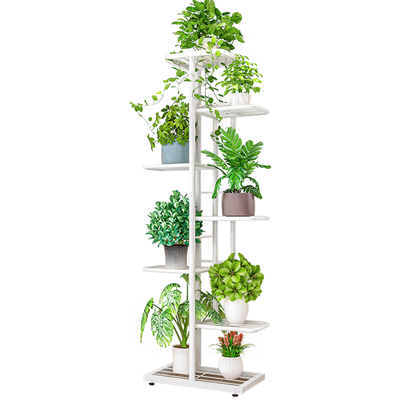 Metallständer für Blumen, weiß, BAMIR TYP 2