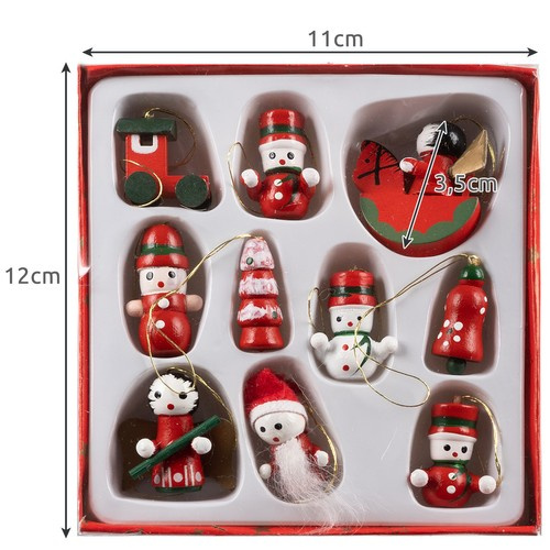 Christbaumschmuck/Anhänger 10 St. Ruhhy 22943