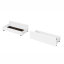 2 Stück, Steckbehälter unter dem Bett, weiß, MIDEA