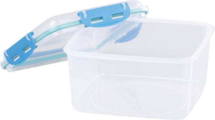 Dóza MagicHome Lunchbox, 1,2 lit, sada 3 ks, čtvercová, Clip