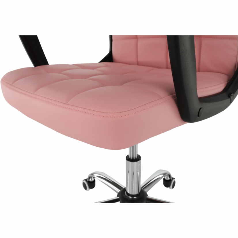 Bürostuhl, rosa Öko-Leder, RULIS (akce)