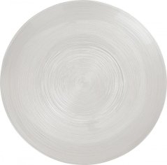 Talerz 21 cm z białego szkła