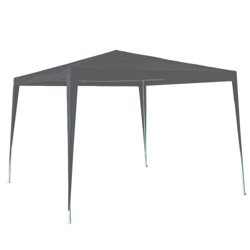 Gazebo 3x3m PE siv GARDENKUS