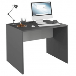 PC stůl, grafit/bílá, RIOMA NEW TYP 12