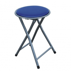 Składany stołek/krzesło, niebieski, IRMA