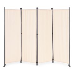 Partiție pliabilă 4 piese 167x216 cm bej