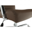 Krzesło biurowe, ekoskóra/metal, ciemnoszary/chrom, FARAN