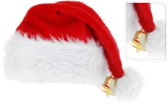 Șapcă Sfântul Nicolae cu clopoțel 40x30 cm (acțiune)