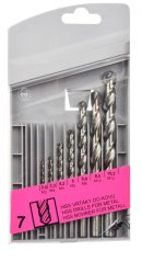 Vrták do kovu HSS sada 7d/pro M3-M12 plast.EXTRA