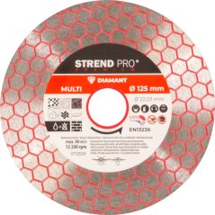 Strend Pro Premium plošča, 125 mm, šestkotna, diamantna, rezalna, multi