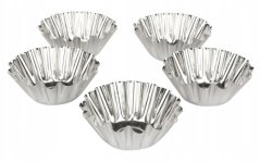 Backform/Korb 8,5cm verzinnt 5St