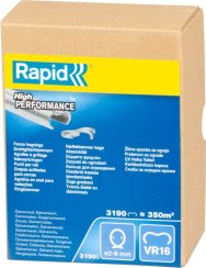 Clip RAPID VR16, Zn, 3190 Stück, Clips für RAPID FP216 und FP20 Bindezangen, für Draht 2-8 mm