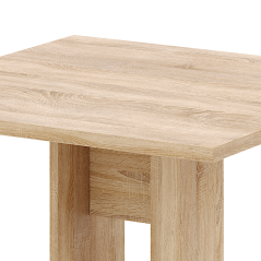 Jedilna miza, hrast sonoma, 67,5x67,5 cm, EVERET