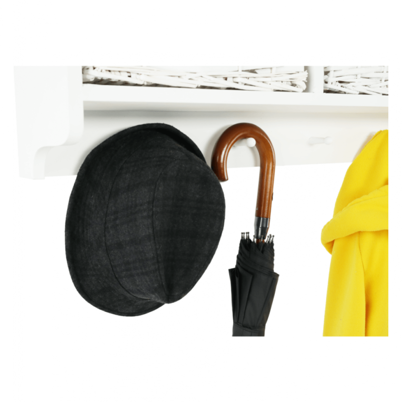 Kleiderbügel, weiß, BLANCO