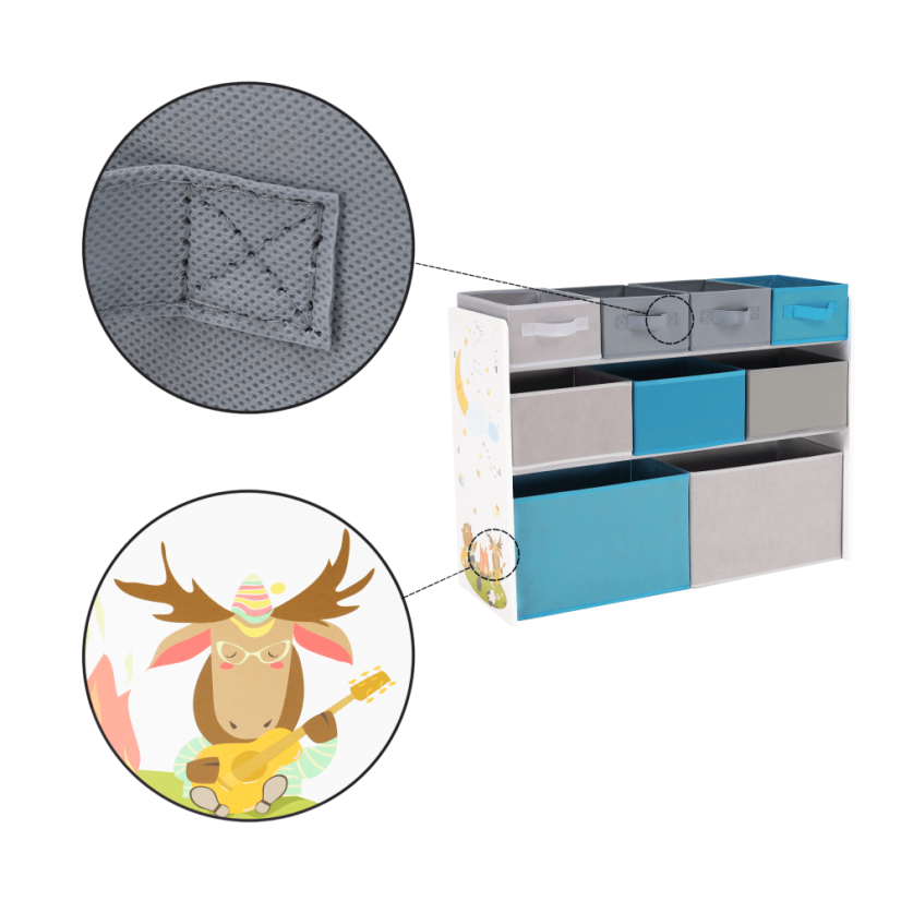 Organizer/Spielzeugregal, mehrfarbig/Muster, DARLING TYPE 2