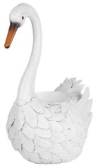 Dekoracija MagicHome Mecco, Goose, metalna posuda za cvijeće, 35x18x43 cm (akce)