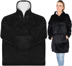 Bluza XXL - czarny koc