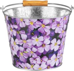 Găleată Strend Pro, 5 litri, metal, imprimeu cu flori