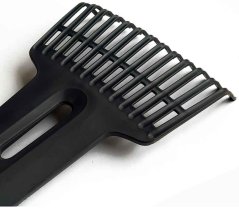 Plastične grablje 13 zuba, dužina 55 cm, crno-narančaste, RAMP