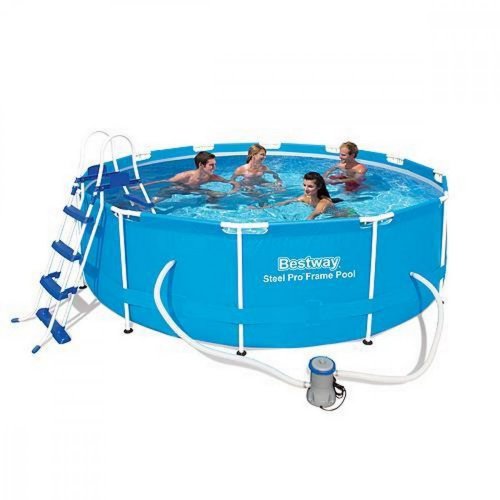 Bazén Bestway Sateel Pro MAX, 366x100cm, filter, rebrík