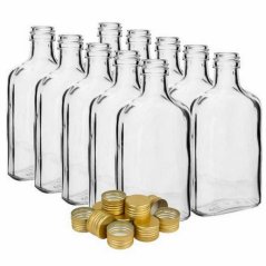 Steklenica za alkohol 200 ml, navojna zaporka