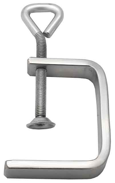 Zimmermannszwinge, Spannhöhe 75 mm, Blech 16 x 6 mm, XL-TOOLS