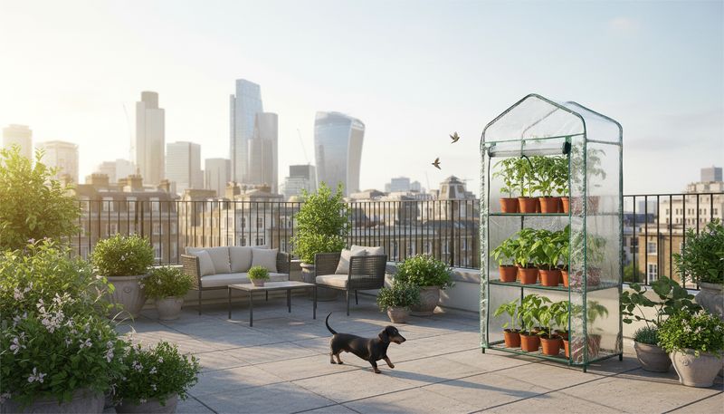 Strend Pro Greenhouse Gewächshaus, Folie, 598x390x1260 mm, Folie