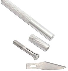 Zestaw skalpeli modelarskich 7-częściowy, rękojeść + 6 ostrzy XL-TOOLS