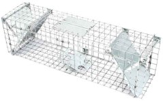 Csapda patkányok, patkányok és nyércek számára, 65x17x20cm, dupla bejárat, XL-TOOLS