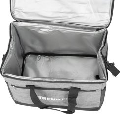 Torba termiczna Strend Pro, 30 l, szara, składana, kempingowa, 27x40x31 cm