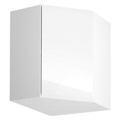 Oberschrank, Weiß/Weiß Extra Hochglanz, AURORA G60N