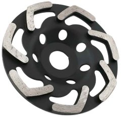 Brúsny diamantový kotúč 125x5x22,2 mm na brúsenie žuly, mramoru, typ-L, PROFI, XL-TOOLS