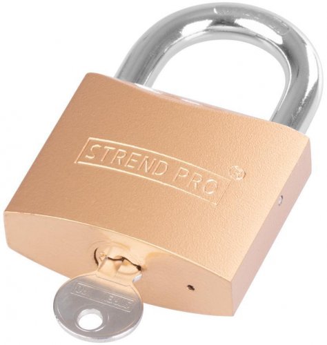 Lock Strend Pro FT 63 mm, obesek, zlato
