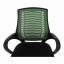 Krzesło biurowe, zielony/czarny/chrom, MISTLET TYP 2