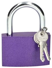 Lacăt din fontă, color AB-75 mm, XL-TOOLS