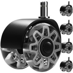 Forgószék kerekek szürke 5db. Ruhhy 25280