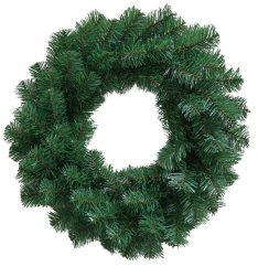 MagicHome Weihnachtskranz, natur, 45 cm (akce)