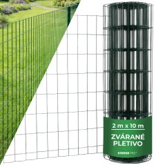 Pletivo EUROPLAST 1, 2000/100x50/2,20 mm, zelené, RAL 6005,, Zn+PVC, ohradové, bal. 10 m