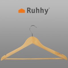 Kleiderbügel 10 Stück - Holz Ruhhy 24492
