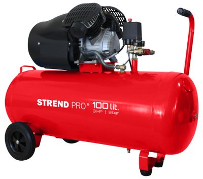 Kompressor Strend Pro HSV-100-08, 2,2 kW, 100 Liter, 2 Kolben