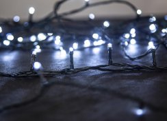 MagicHome Christmas Errai verižica, 320 LED hladno bela, 8 funkcij, 230 V, 50 Hz, IP44, zunanjost, napajalni kabel 3 m, osvetlitev, L-11 m