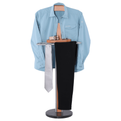 Vješalica za nijemu slugu, bukva/srebro, LUKA