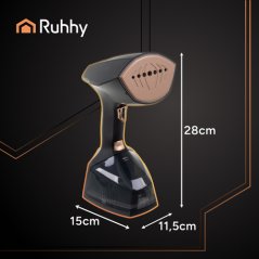 Naparovač odevov 2000W čierny Velira Ruhhy 26901 (akce)
