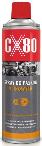 Sprej na klinové remene 500ml, CX-80
