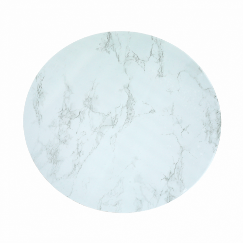 Stranska mizica, marmor/bela, ENPLO