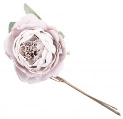 Květ MagicHome, růže rozvitá, fialová, stonek, velikost květu: 11 cm, délka květu: 22 cm, bal. 6 ks