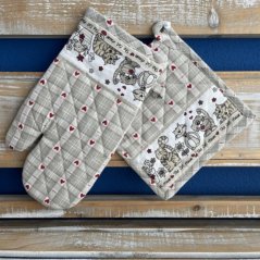 Rękawiczka i mata kuchenna, Koty